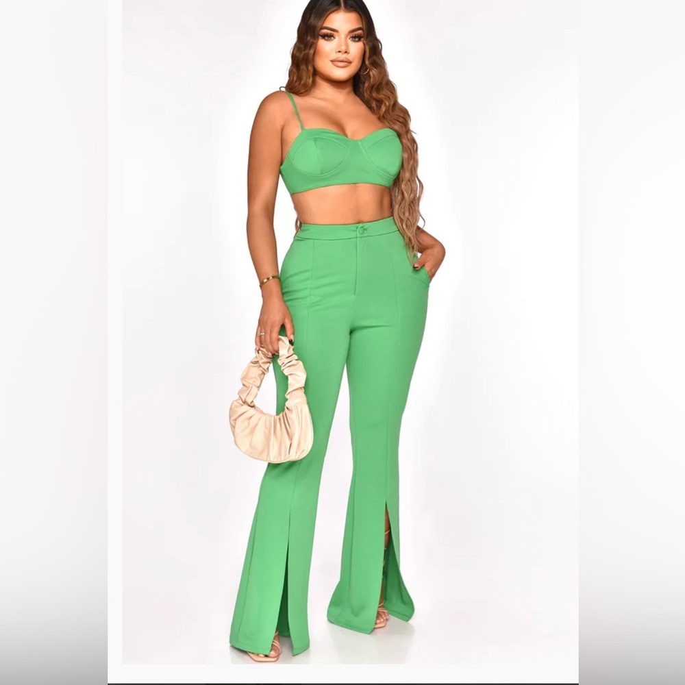 NEW VISIONS GREEN PANT SET
